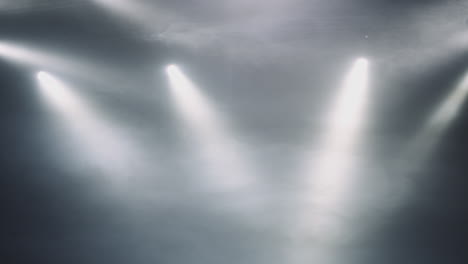 stage lighting with fog