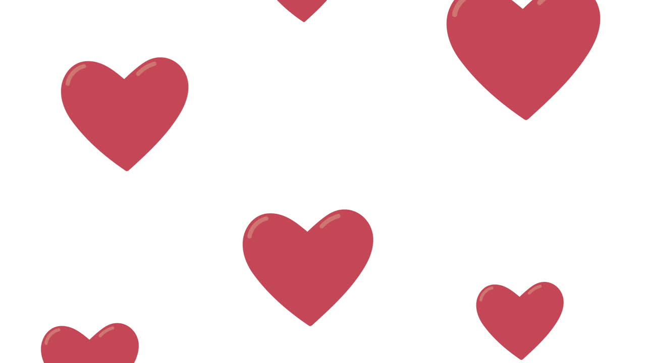 사랑의 심장 기호 패턴 애니메이션