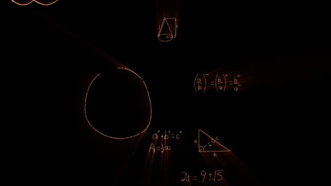 fórmulas matemáticas en la pizarra
