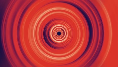 abstract naranja púrpura gradiente círculo de bucle. hipnótico misterioso borrón ondas onduladas irradian movimiento de anillo. 4k 3d renderización de bucle sin costuras. tema del espacio psicodélico vj fondo de bucle dj.