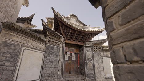 traditional architecture in village in yunnan, china