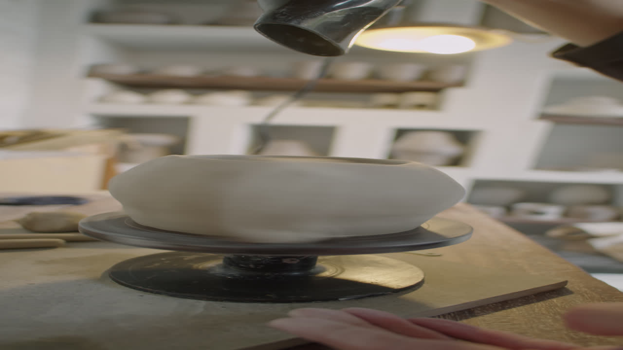 Drying Ceramic Mug with Hairdryer