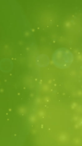 animación de luces amarillas sobre fondo verde