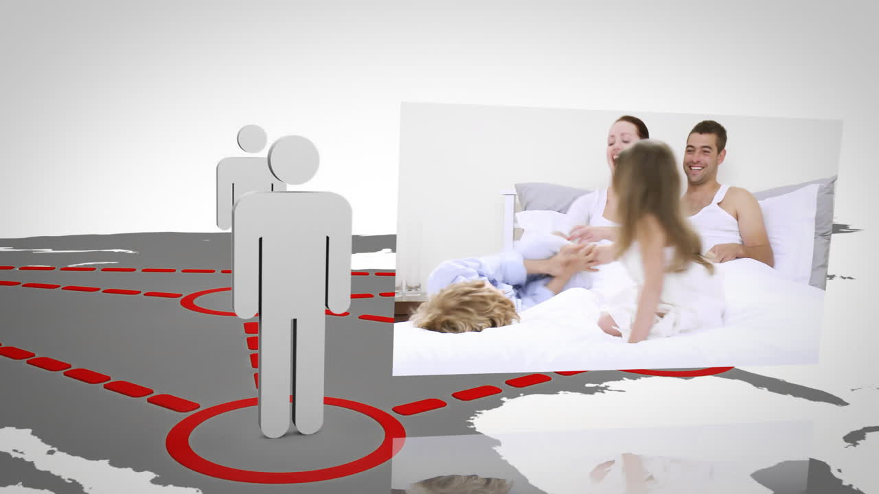 세계 지도에 나타나는 3d 실루