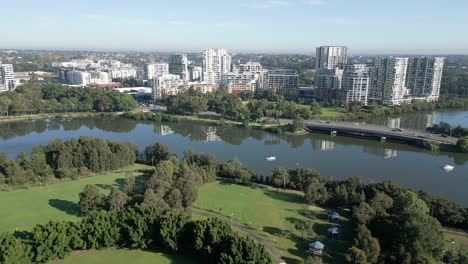 cahill park at tempe, wolli creek in sydney australia