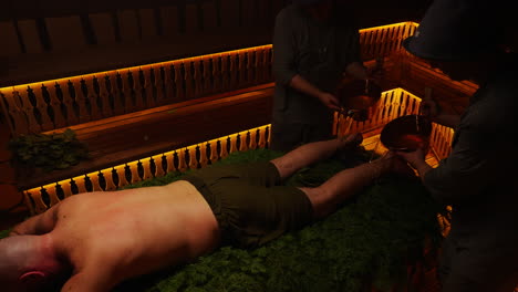 traditional sauna treatment