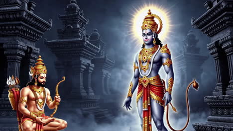 lord rama and lord hanuman