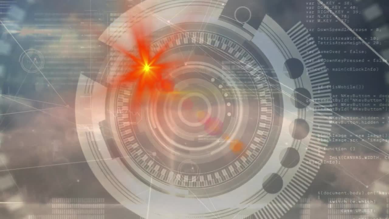 범위 스캐닝을 통한 연결 네트워크의 애니메이션