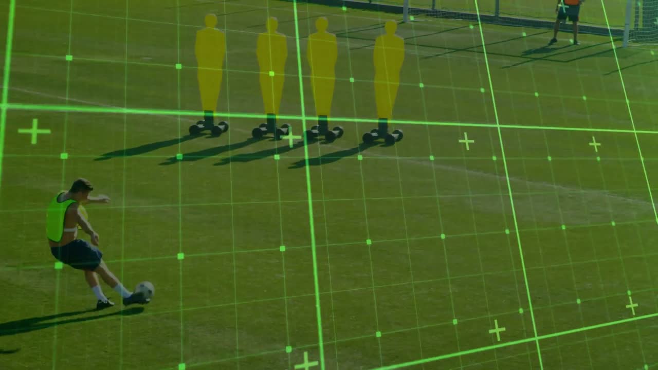 축구 선수 훈련과 관련된 네트워크