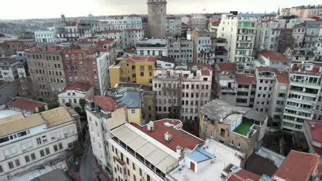 galata tower in city