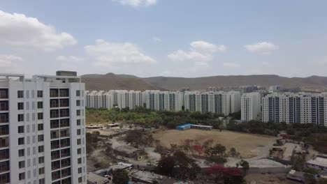 the complex of buildings.