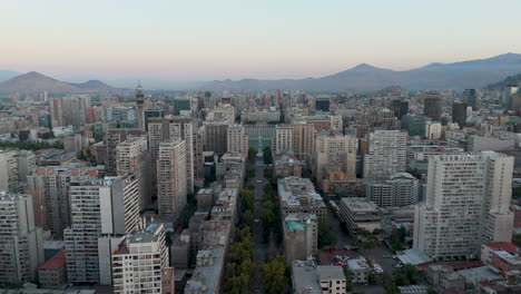 Luftaufnahme-Von-Santiago-De-Chile-La-Moneda-Auf-Reisen