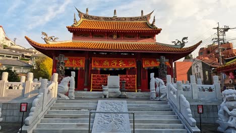 cofucius shrine in nagasaki, japan