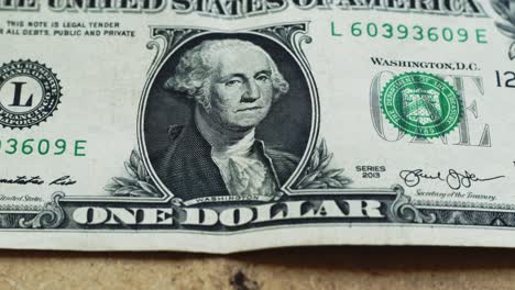 focus shift bottom side one dollar bill george washignton 4k