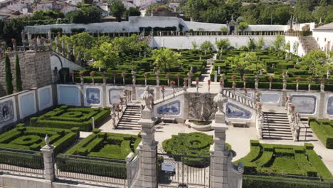 gardens of the ancient bishop's palace at castelo branco