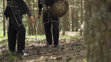 Mongolischer-Soldat,-Historische-Nachstellung.