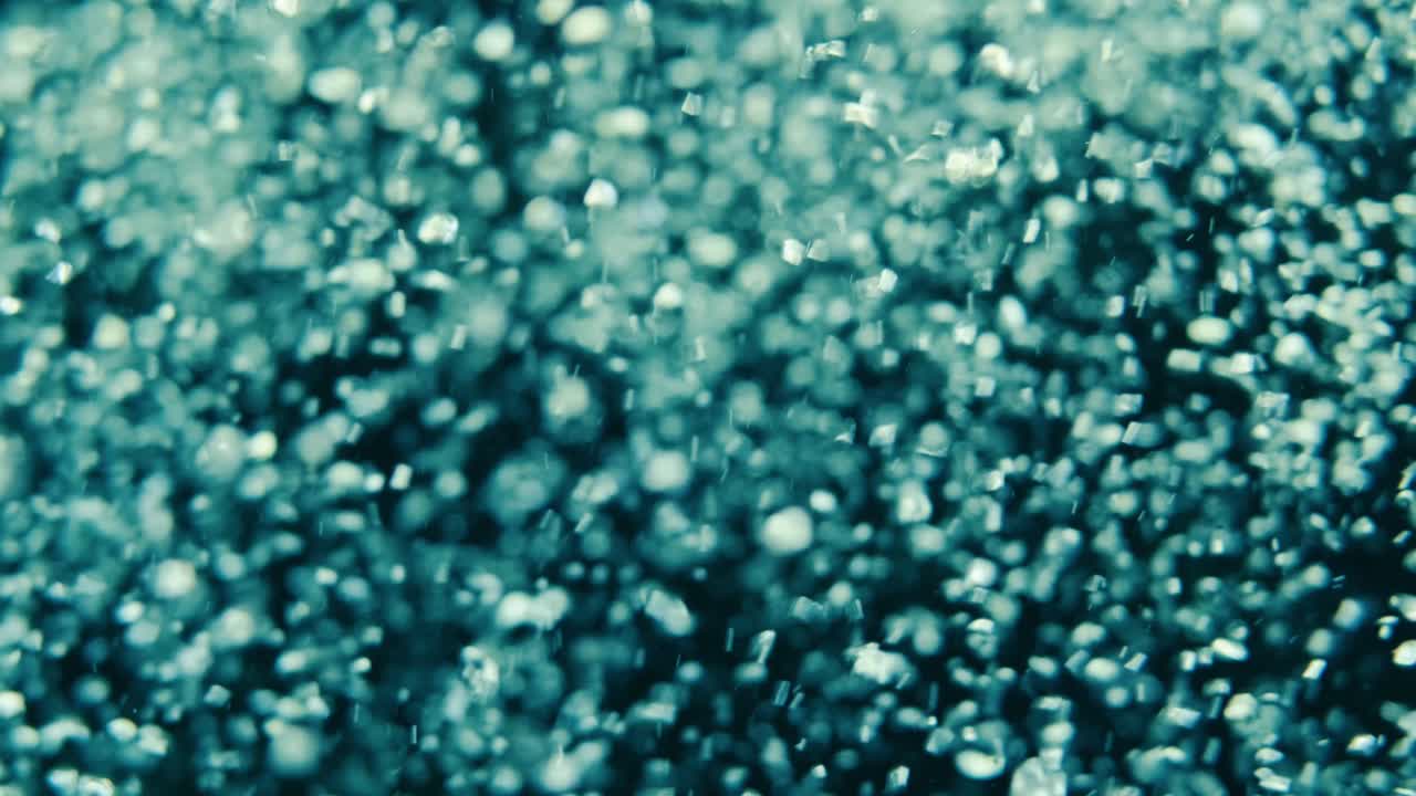 Bubbles rising to the surface
