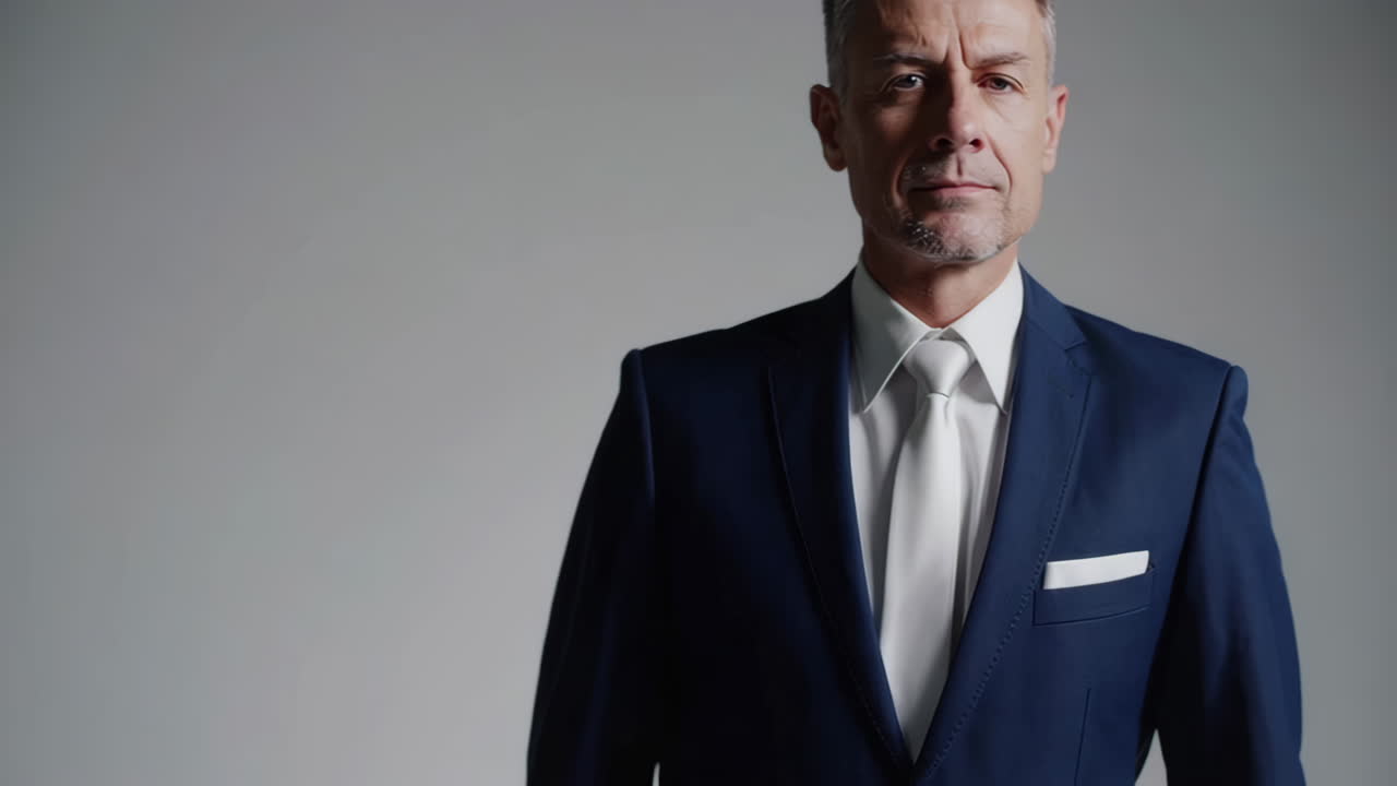 Retrato de un hombre de negocios