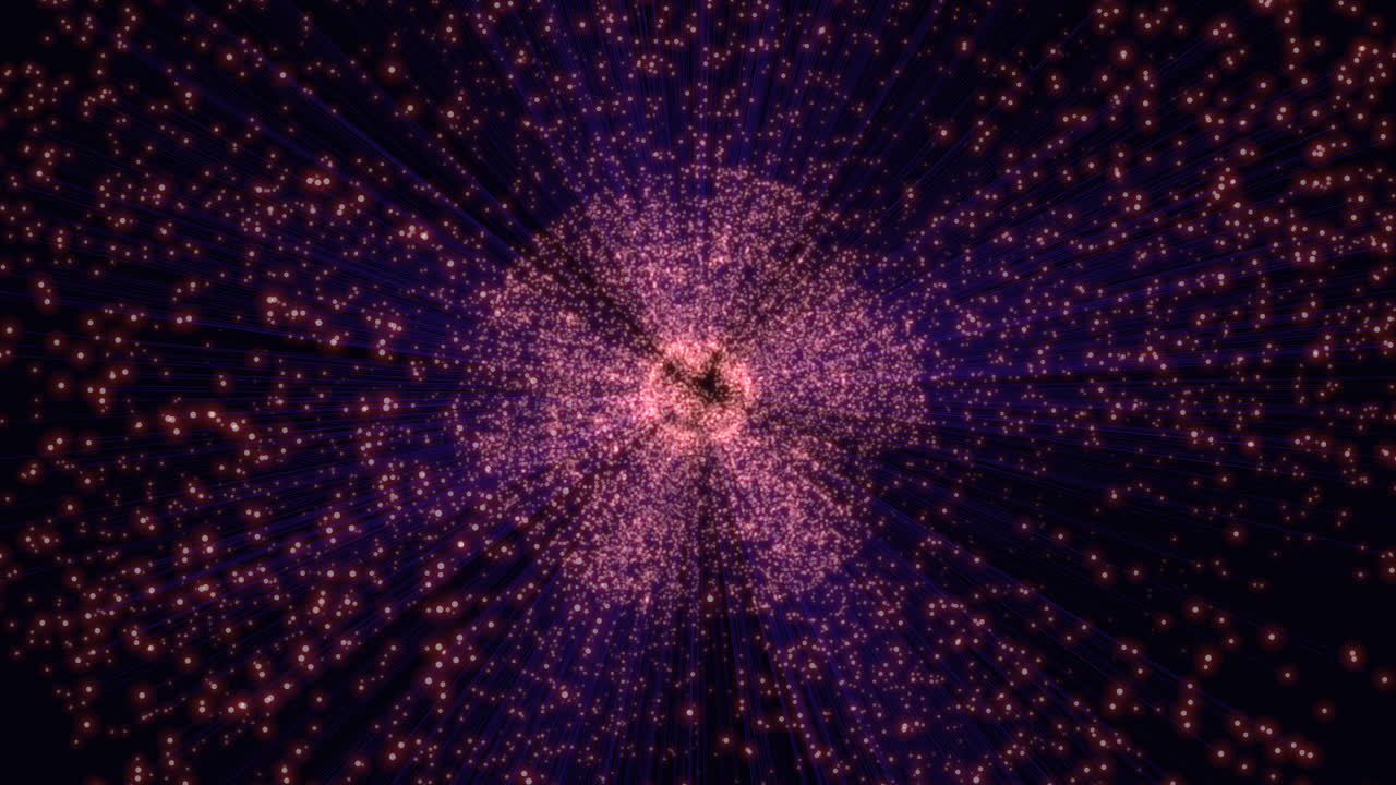 campo de estrellas coloridas una escena vibrante y dinámica de estrellas brillantes