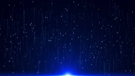 futuristic digital rain binary code matrix background data flow cyber computing technology virtual