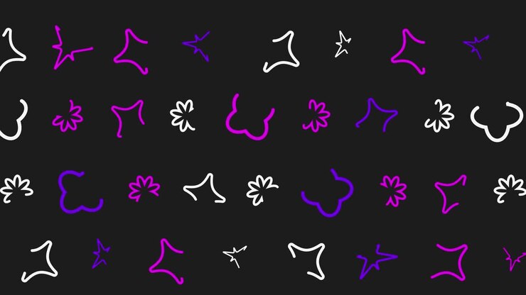 Seamless Pattern Abstract Animated Background