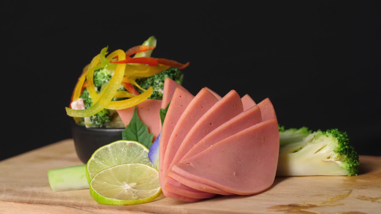 Healthy Ham and Vegetable Salad