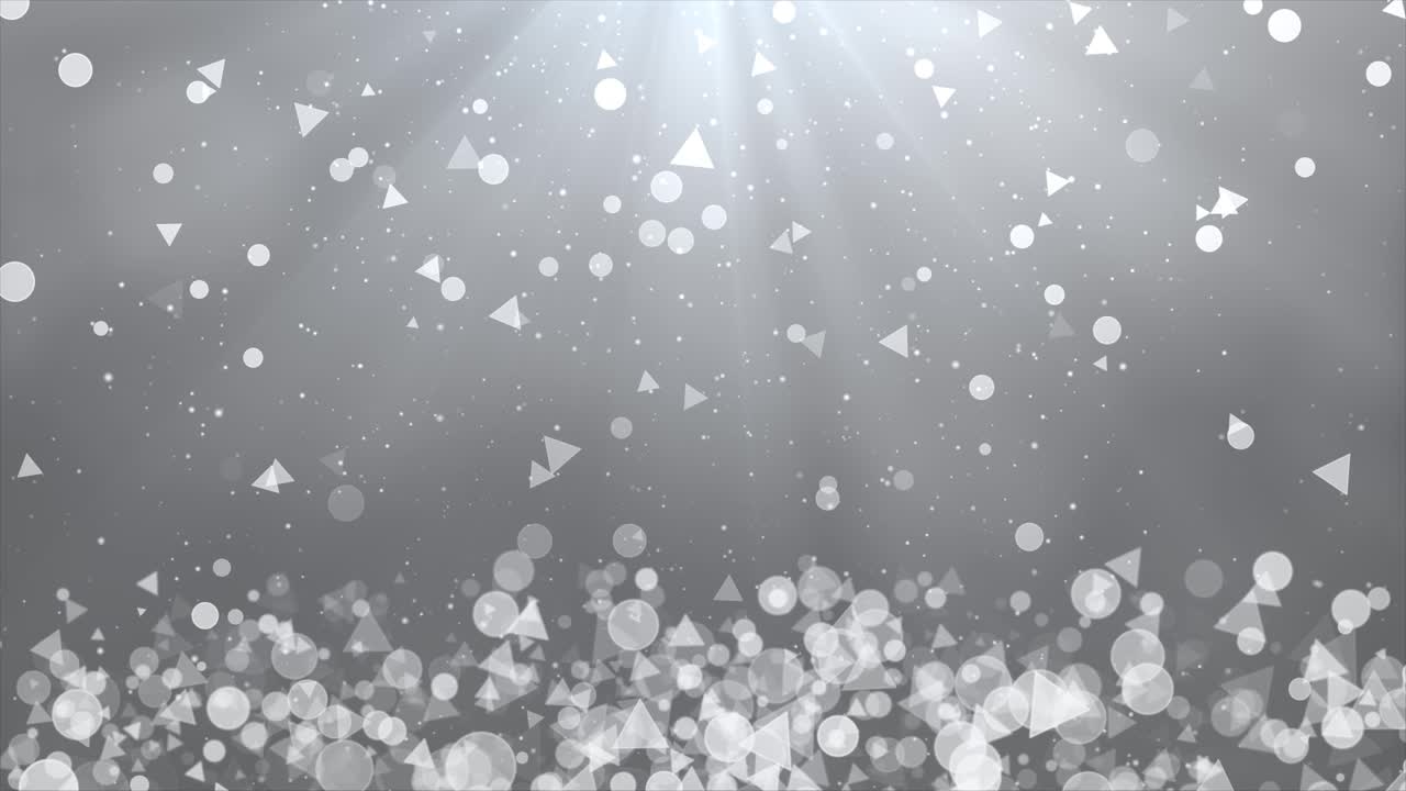 Abstract Silver Background with Geometric Shapes