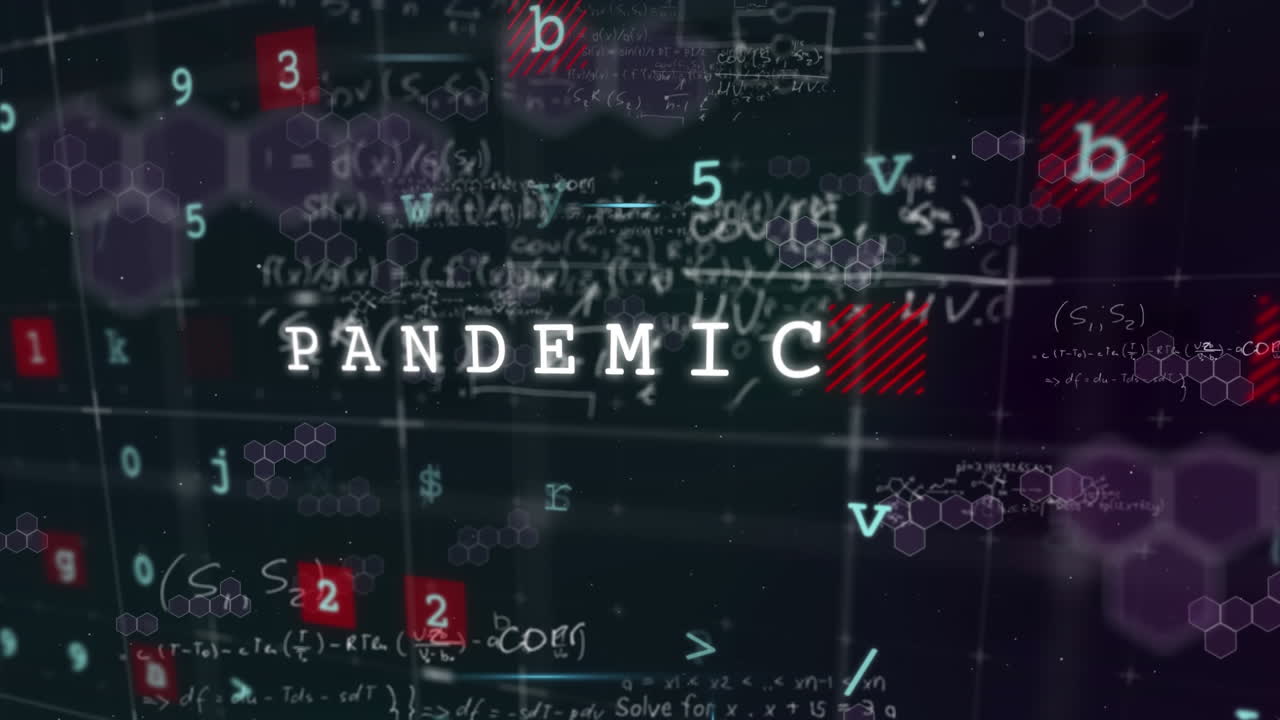 데이터 처리에 대한 코로나바이러스 개념 텍스트