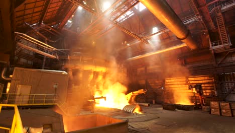 steel mill interior