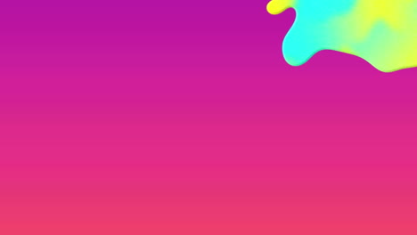 animación de un patrón líquido multicolor sobre un fondo de gradiente