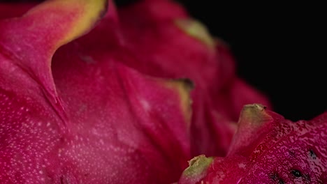detailed view of vibrant dragon fruit slices