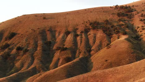 arid mountain landscape at sunrise/sunset