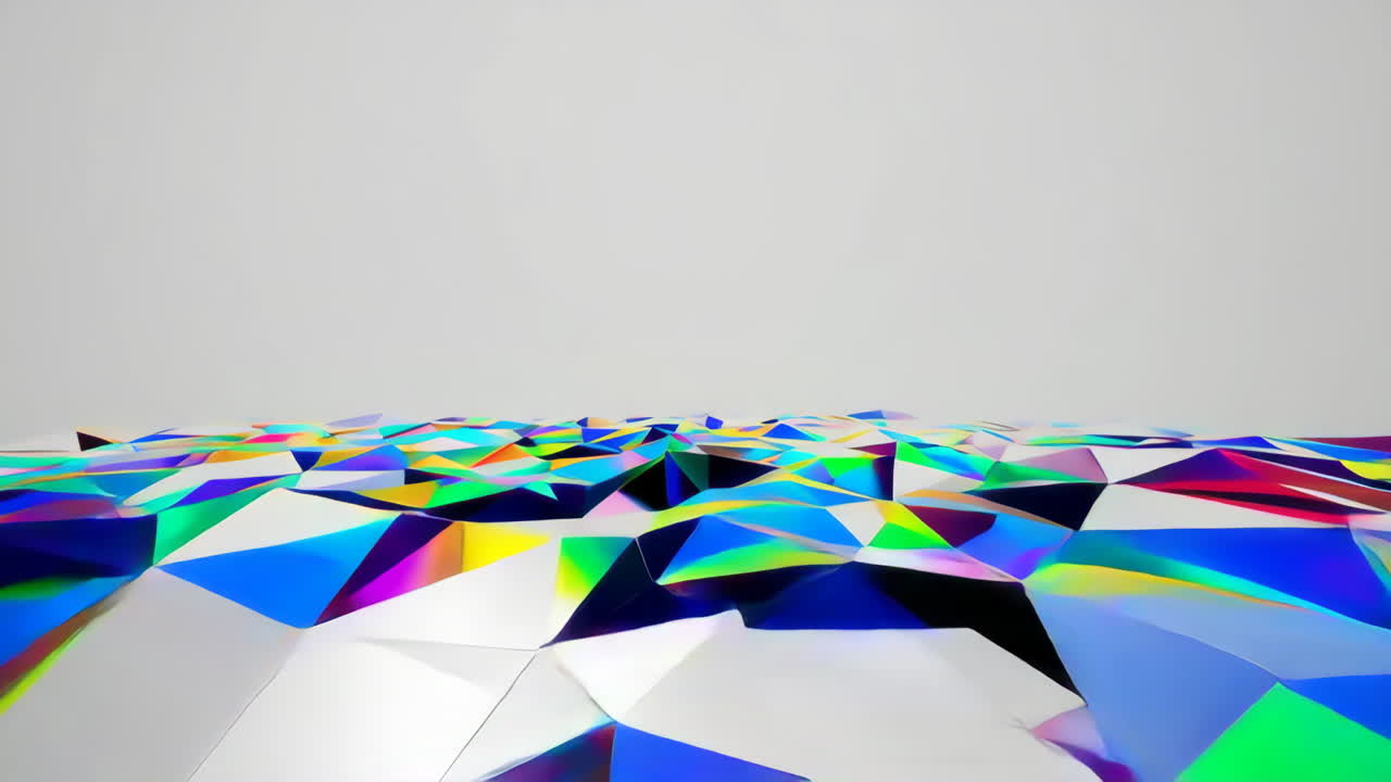 fondo poligonal colorido abstracto