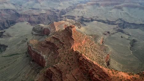 A-bird's-eye-perspective-of-the-Grand-Canyon-reveals-its-gracefully-winding-curves-and-the-abstract-formations-of-its-landscape,-part-2