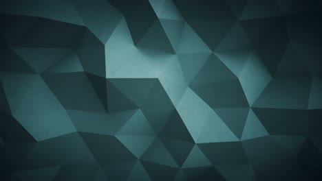 espacio poligonal de color azul oscuro con textura áspera bucle sin costuras animación de renderización 3d