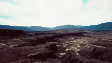 awesome alpine landscape with dark rockies