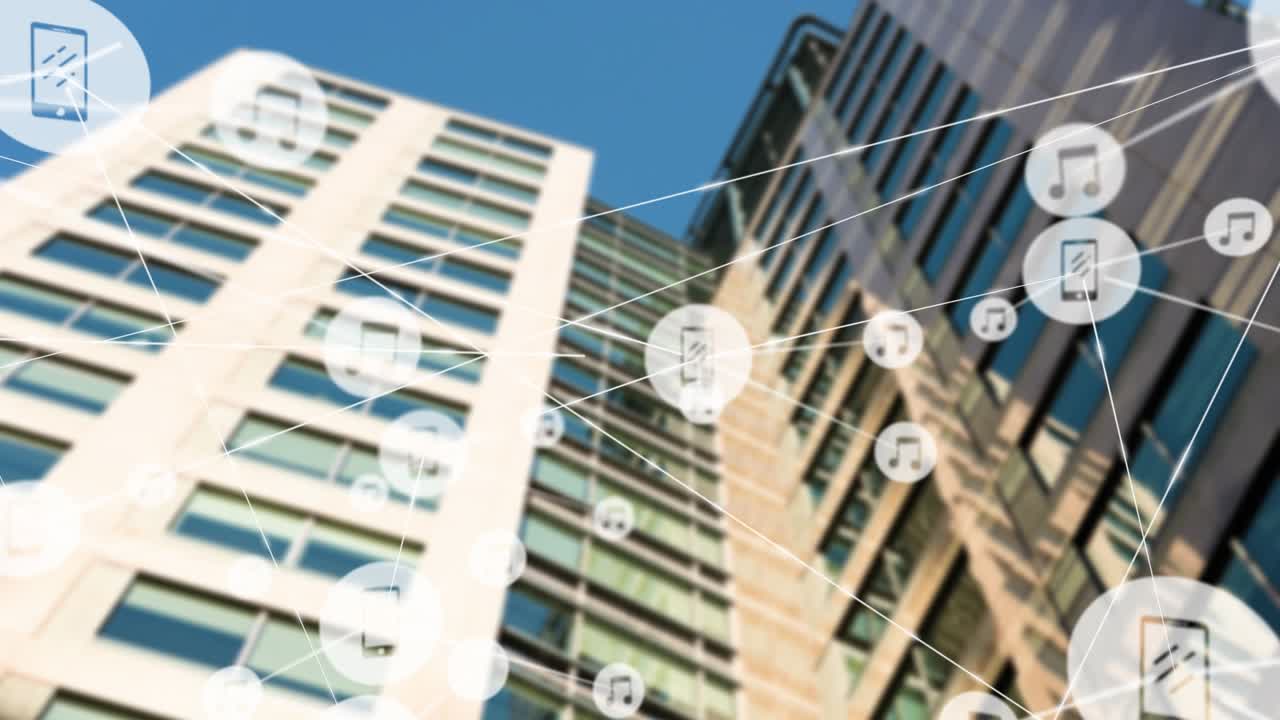 Um sistema que conecta e gerencia tecnologias de edifícios de escritórios.
