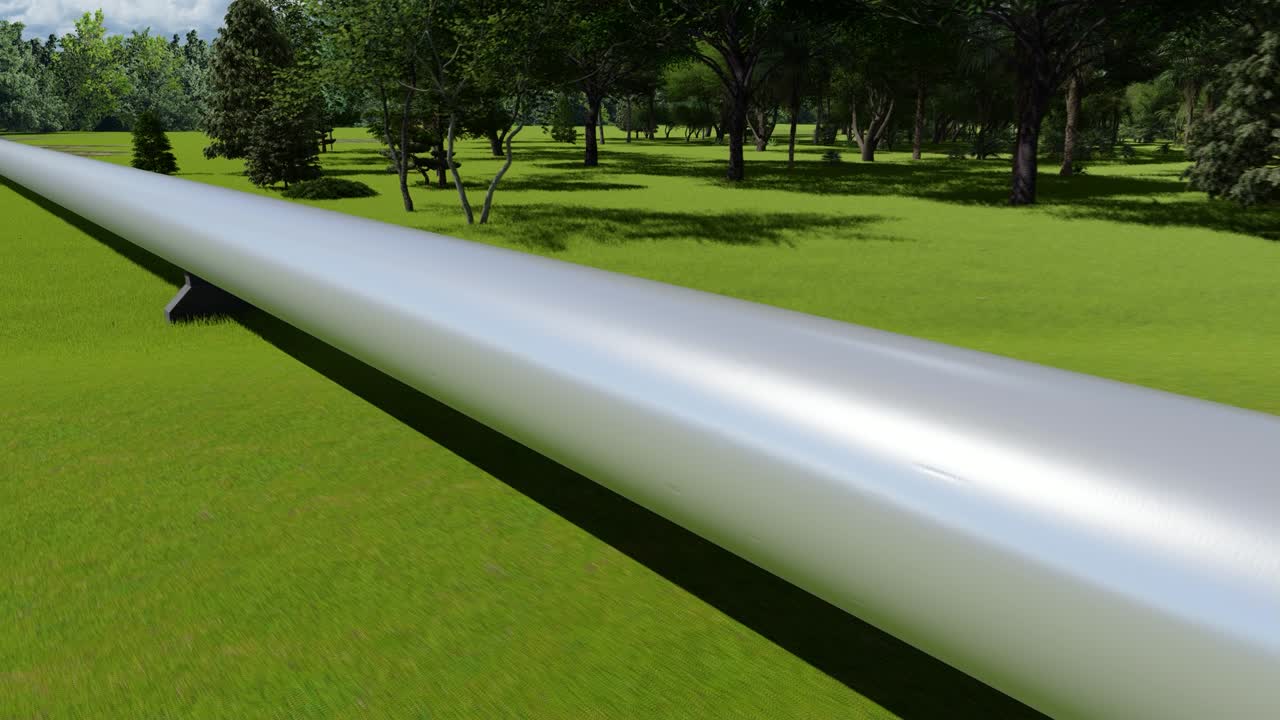 금속 파이프 라인 가스 가솔린 오일 디젤 산업 개념