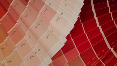 muestras y paleta de colores