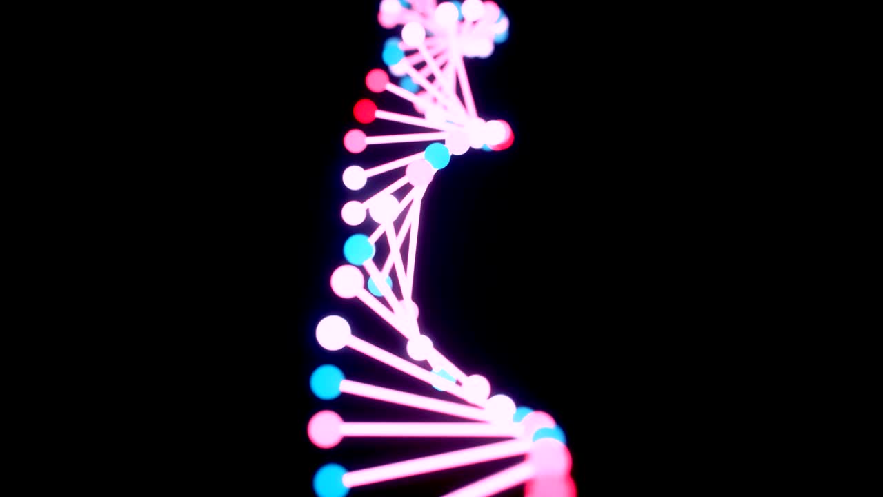 4k es una hélice de adn abstracta.