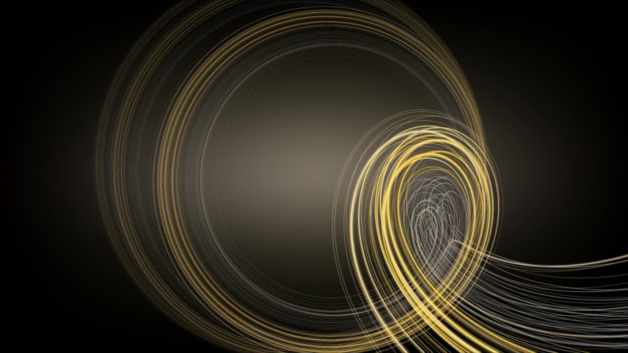 느린 동작에서 줄무 파동 객체와 환상적인 애니메이션, 4096x2304 루프 4k