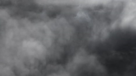 dark clouds moving with stormy weather