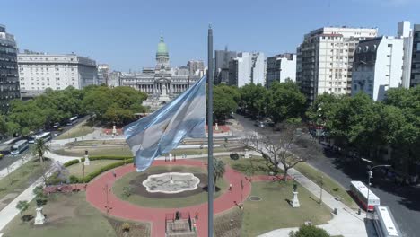 escena aerea del congreso de la nacion argentina