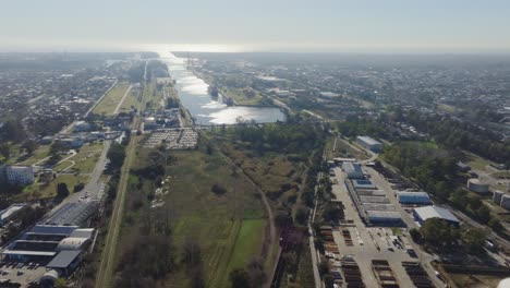 aerial view oil and natural field, capturing extraction process
