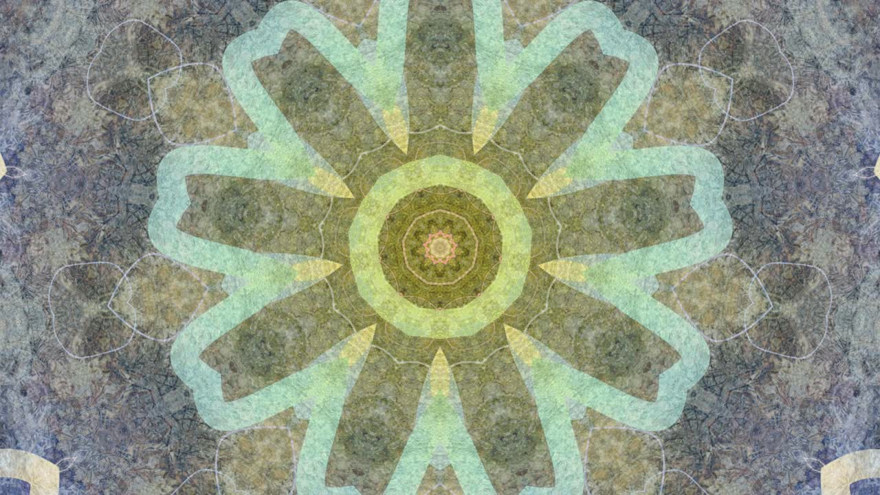 patrones de secuencia de caleidoscopio virtual abstractos, bucle infinito o sin costuras.