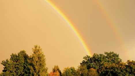 Regenbogen-über-Der-Stadt