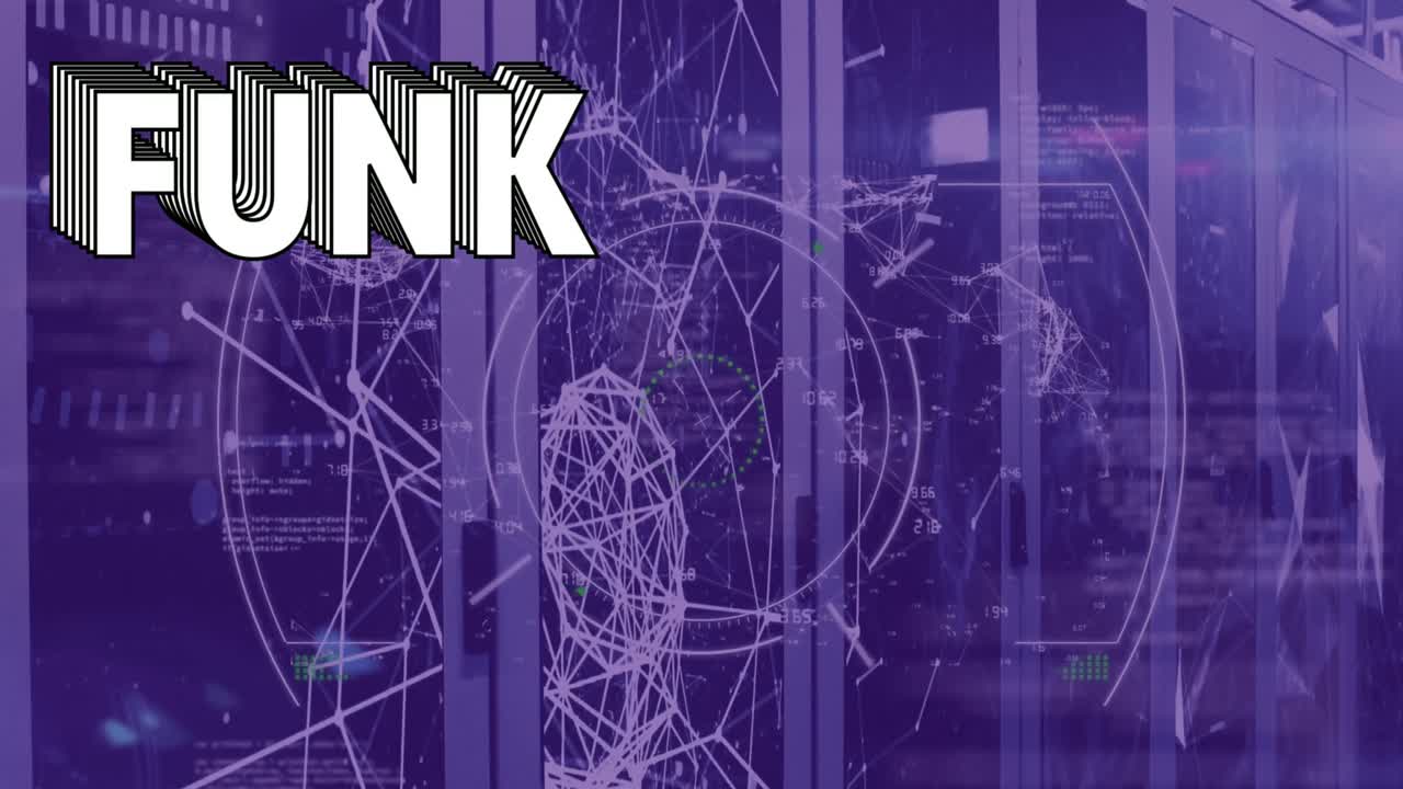 움직이는 파란색 빛 트레일을 통해 텍스트를 이기는 애니메이션