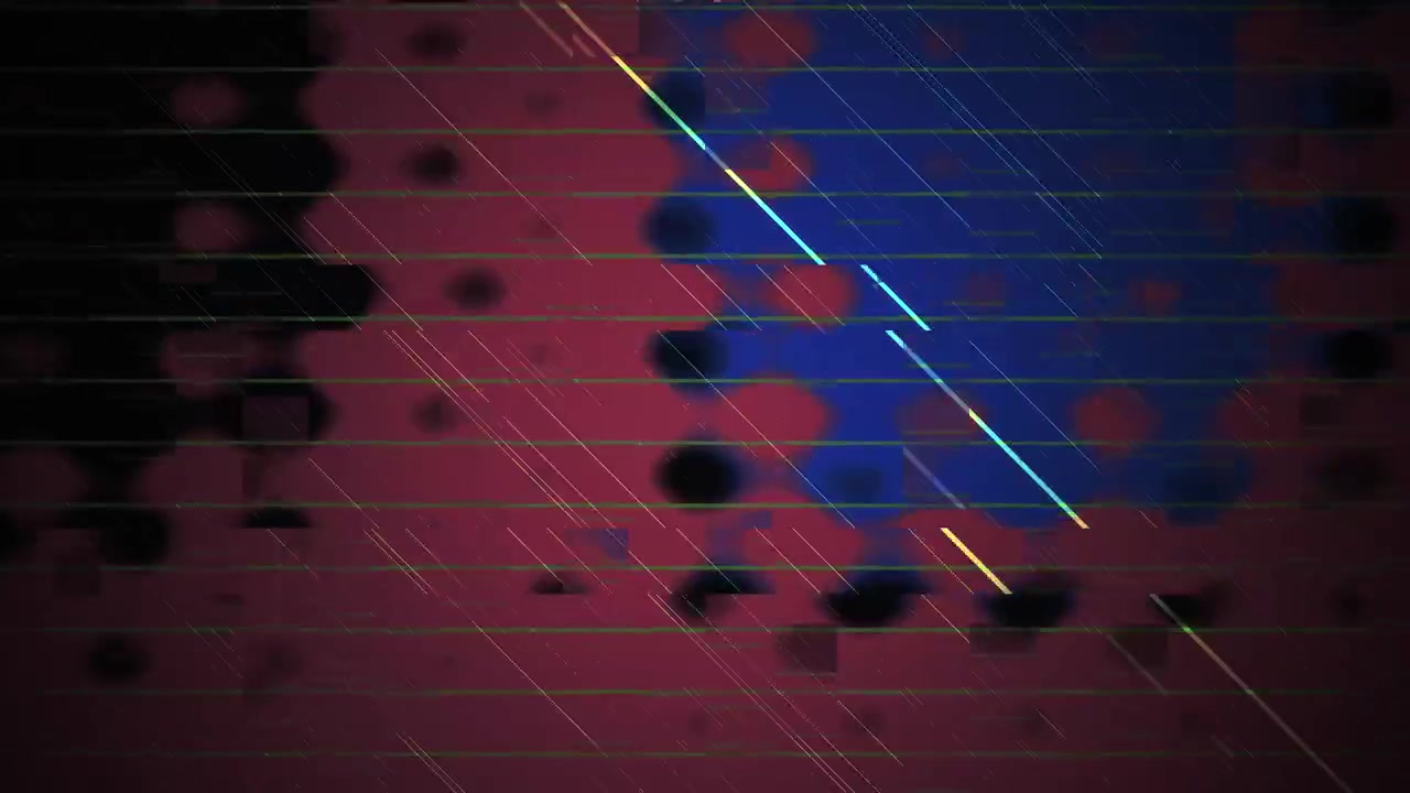 Fundo Abstrato Dinâmico com Falha Digital e Linhas em Movimento