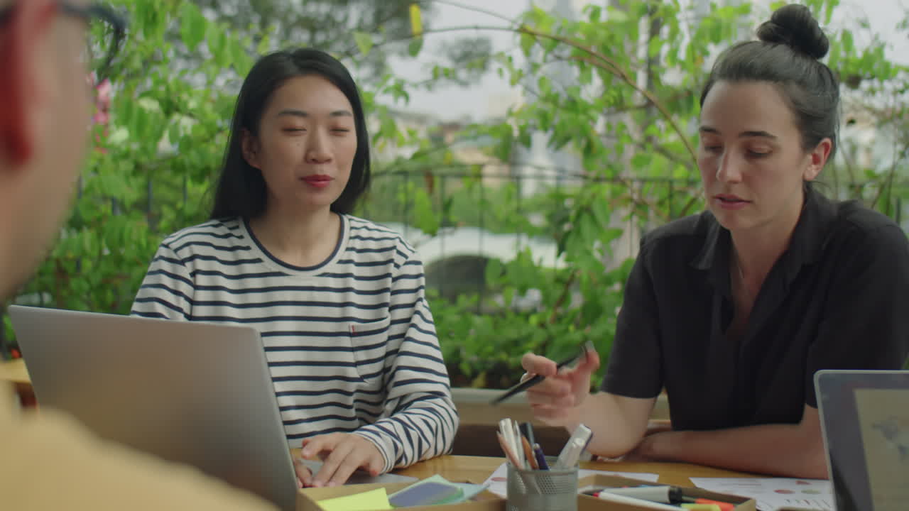 Team Meeting Outdoors