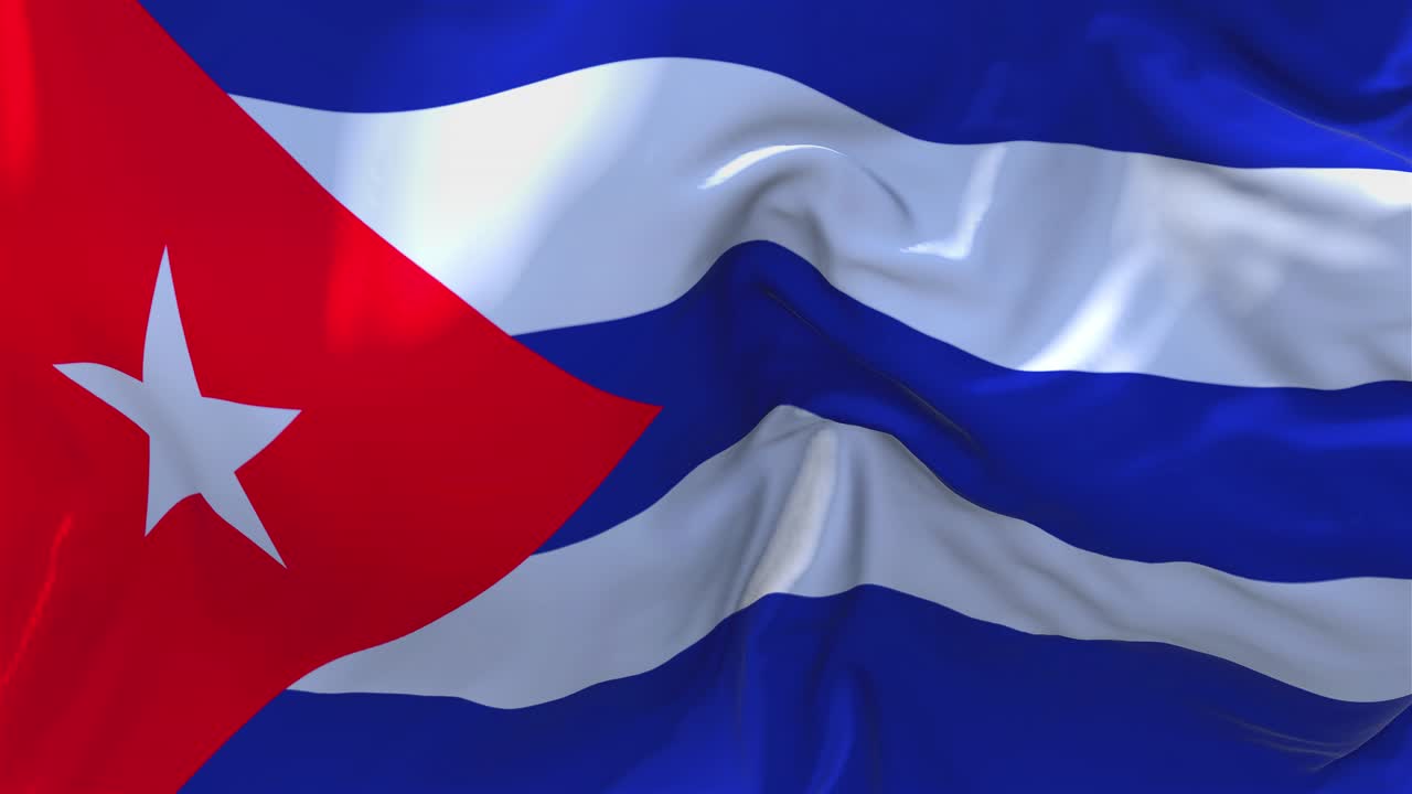 Agitare la bandiera cubana